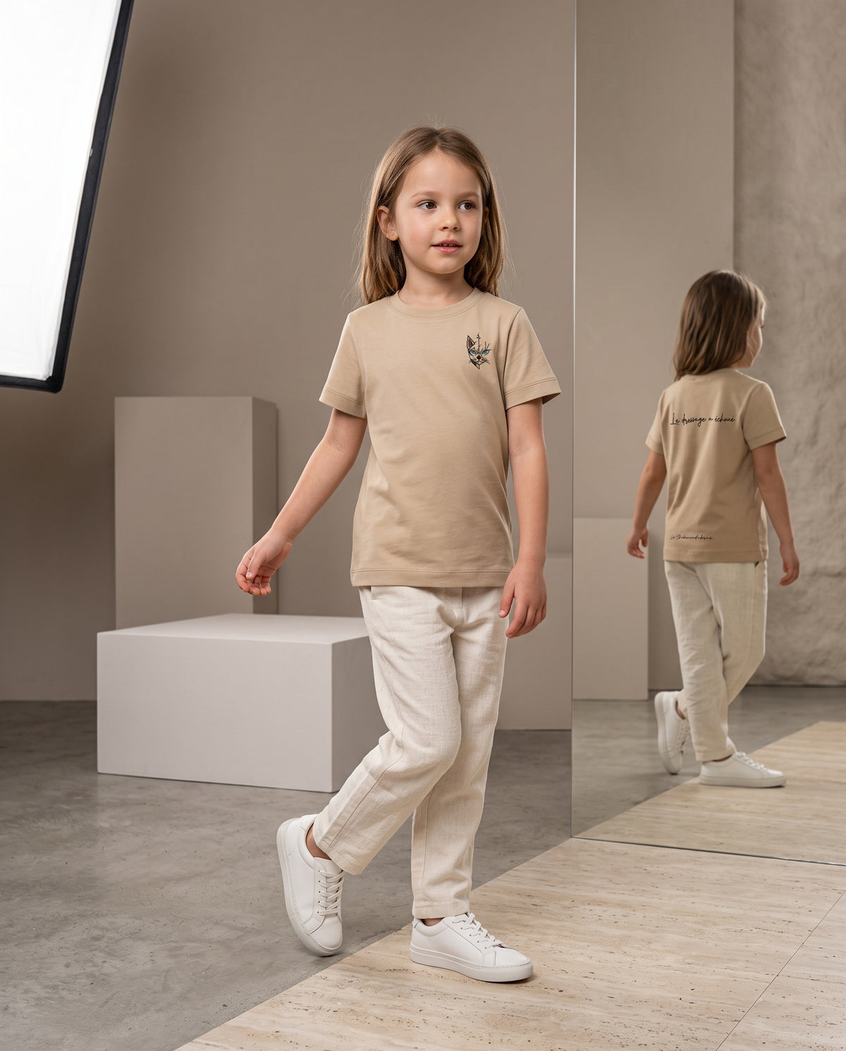 T-shirt enfant coupe droite – coton 185 g
