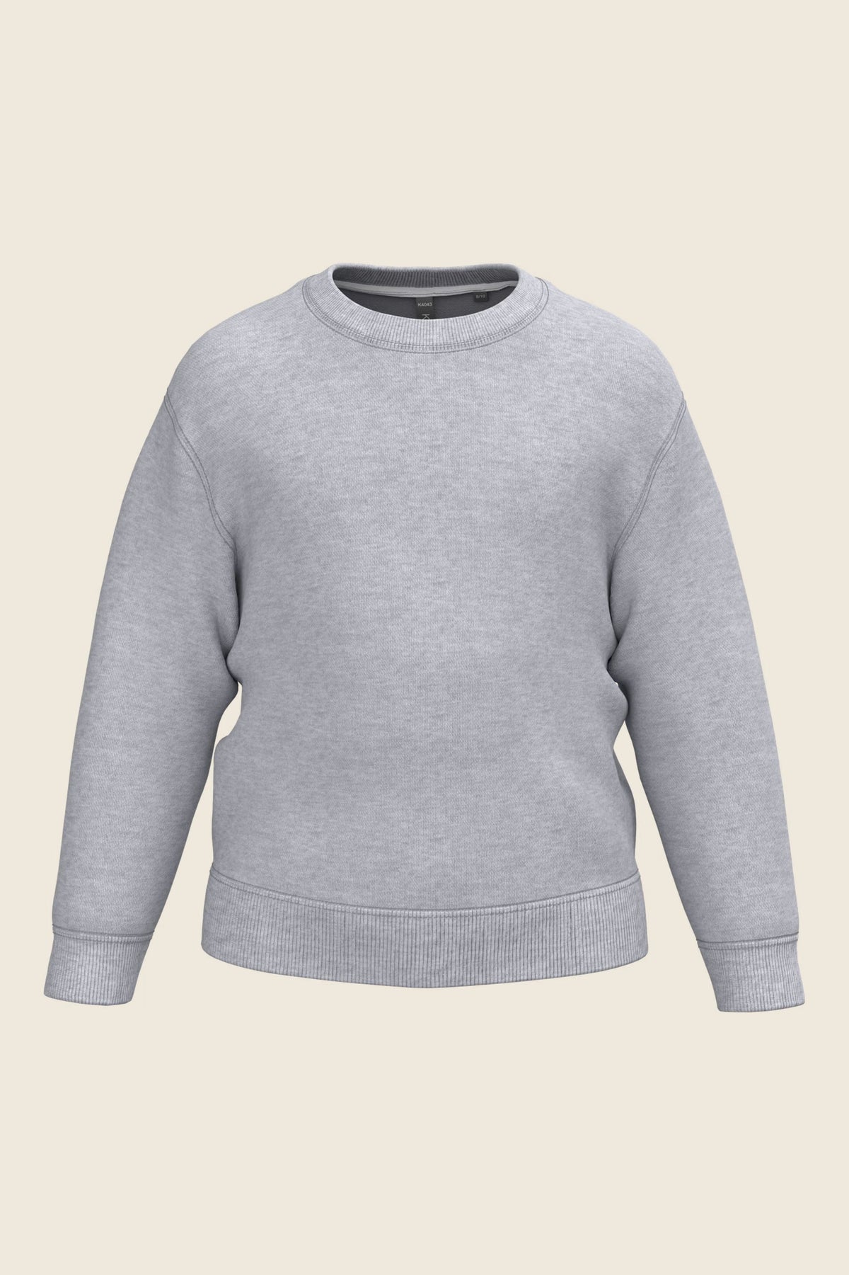 Sweat enfant col rond coupe droite – molleton 280 g