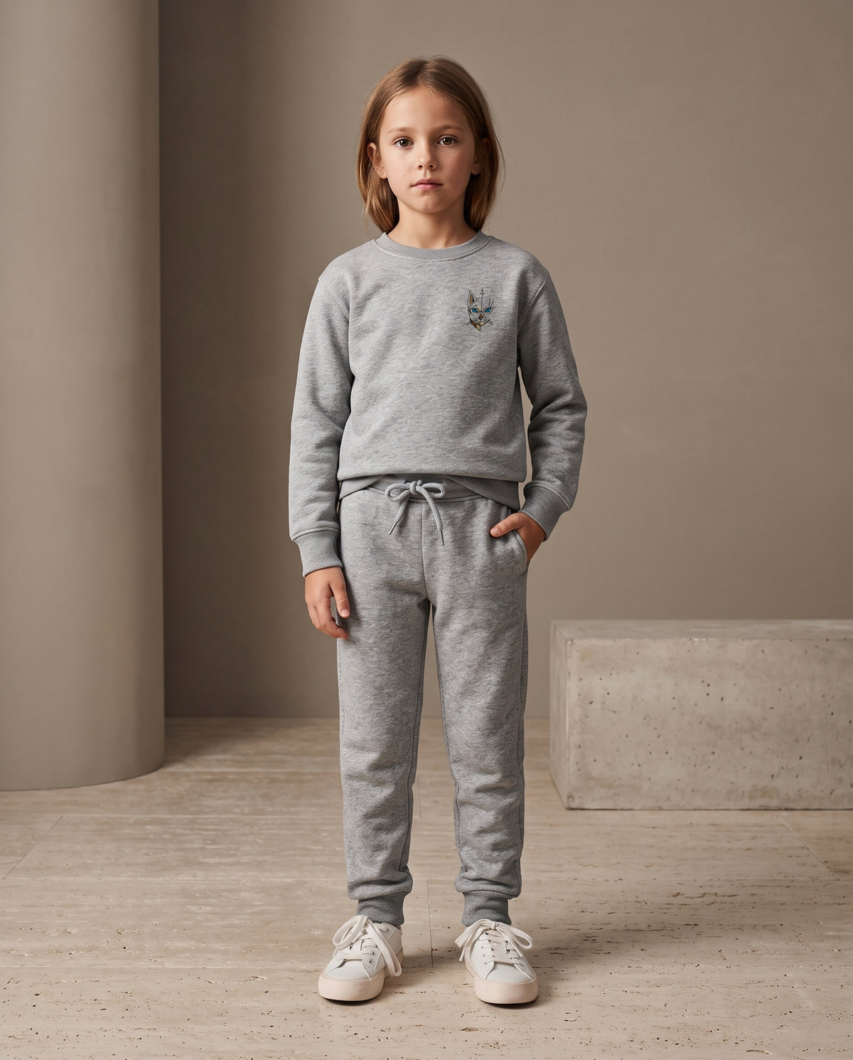 Jogging enfant en coton bio 300 g – confort au quotidien