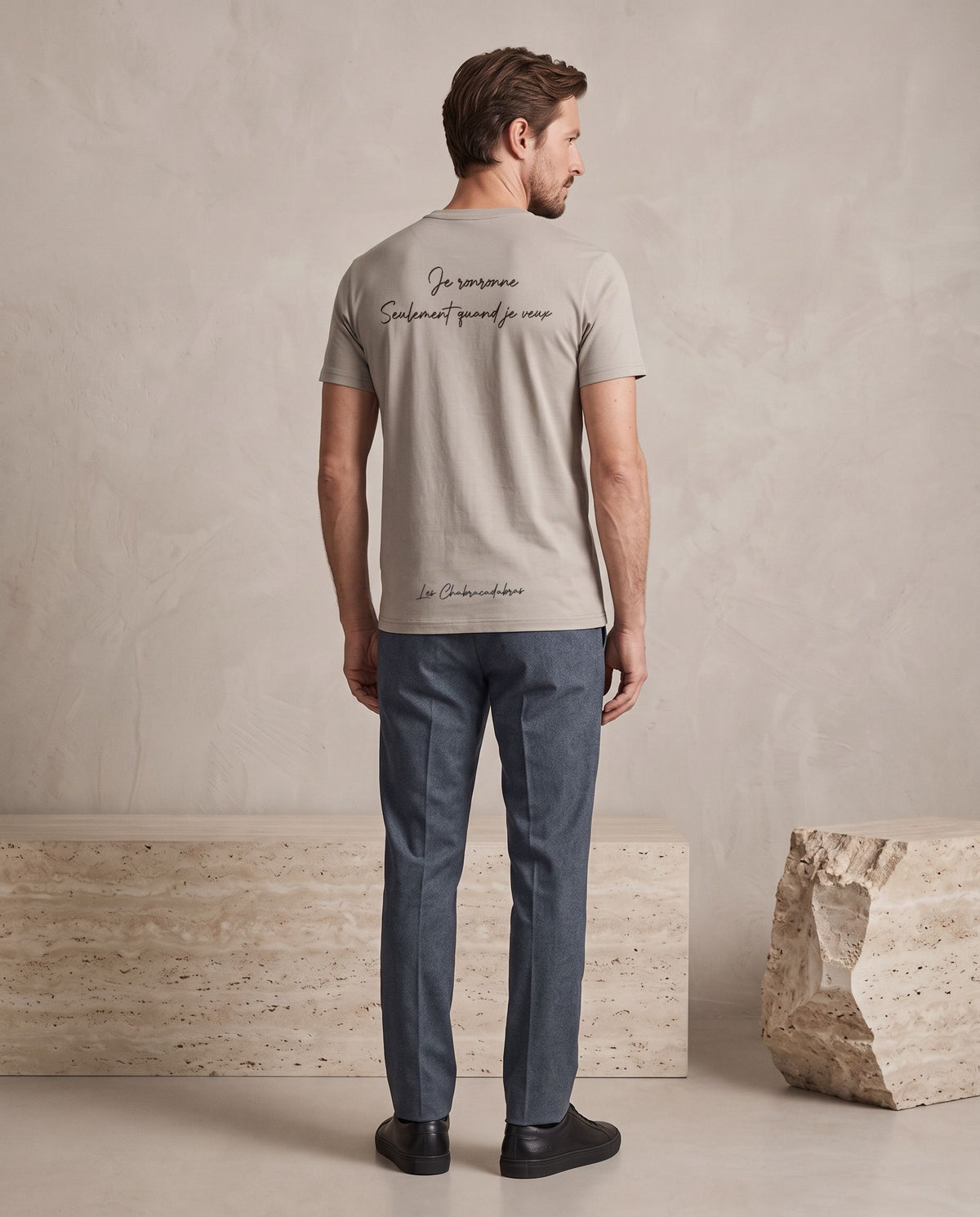 T-shirt homme col rond coton bio léger 140 g