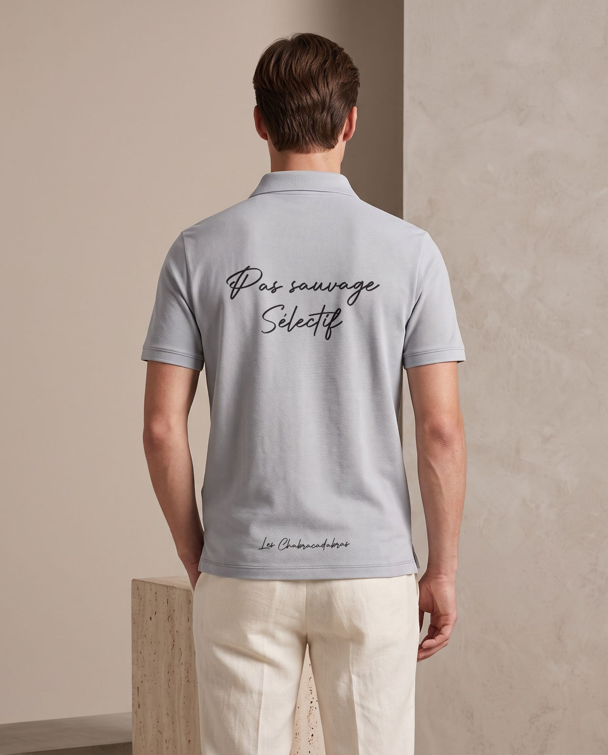 Polo homme en maille piqué de coton – 180 g
