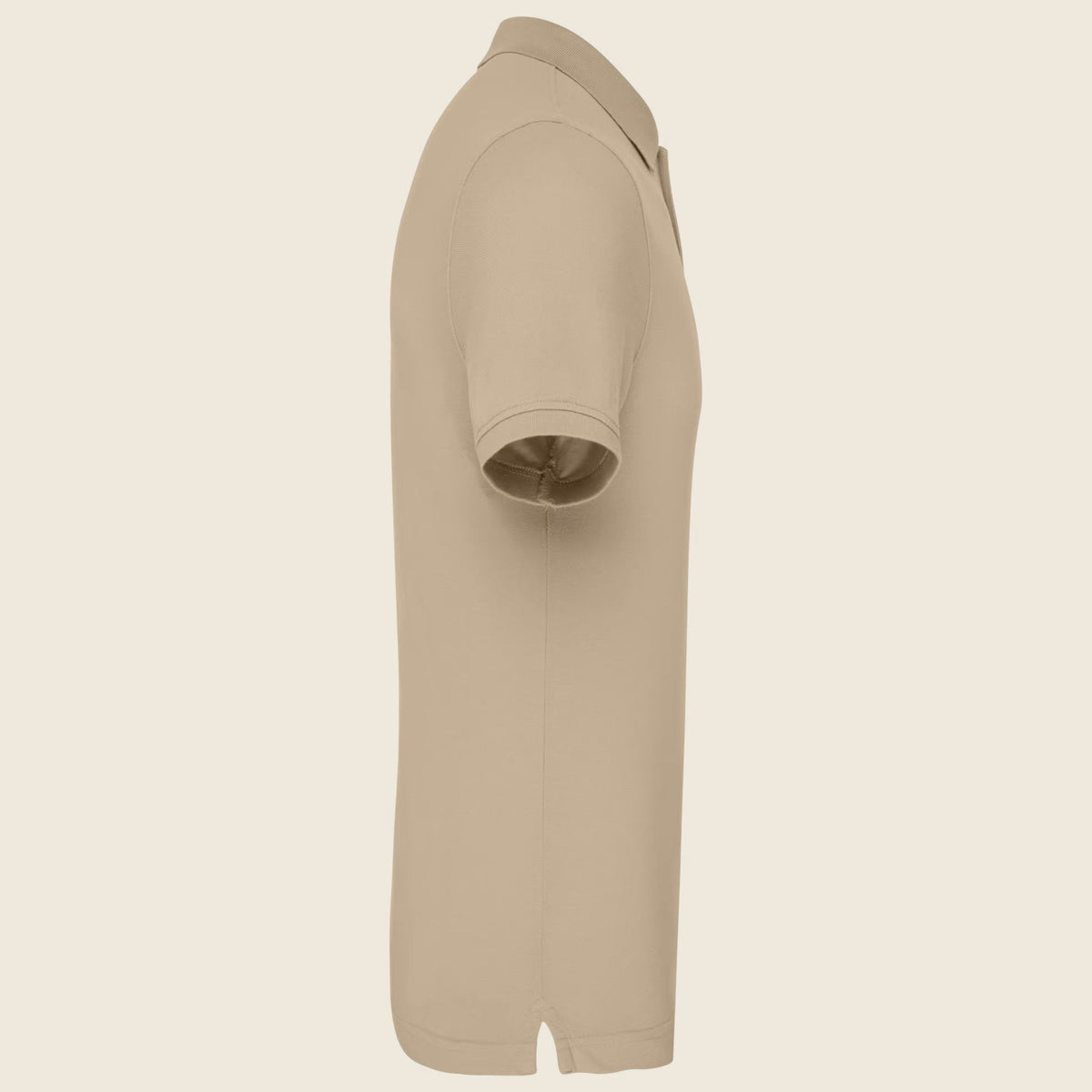 Polo homme 2 boutons piqué de coton bio 180 g