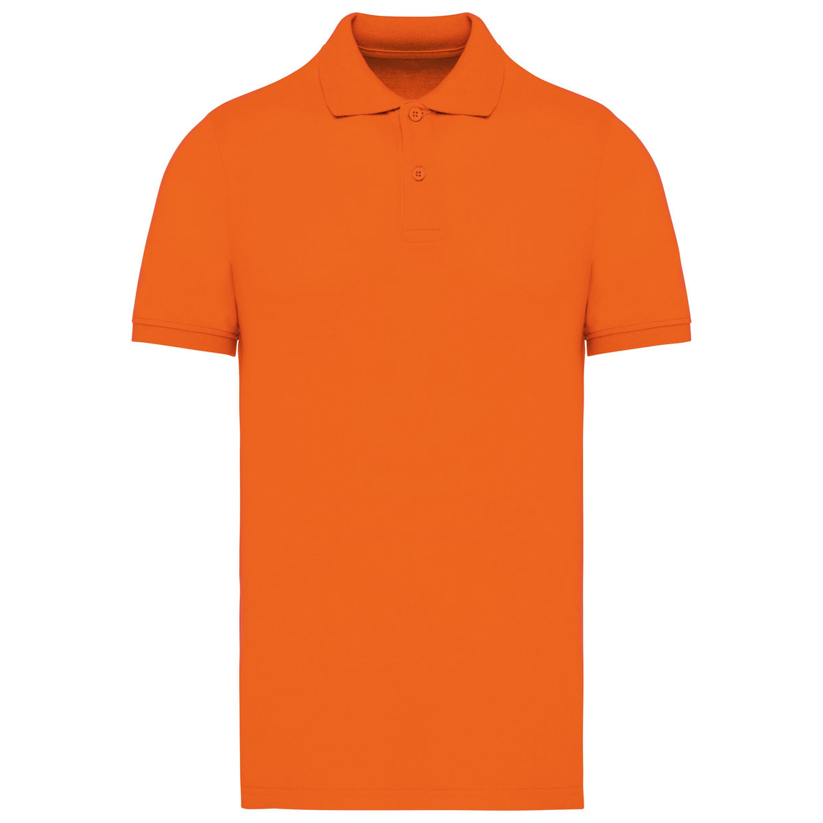 Polo homme 2 boutons piqué de coton bio 180 g