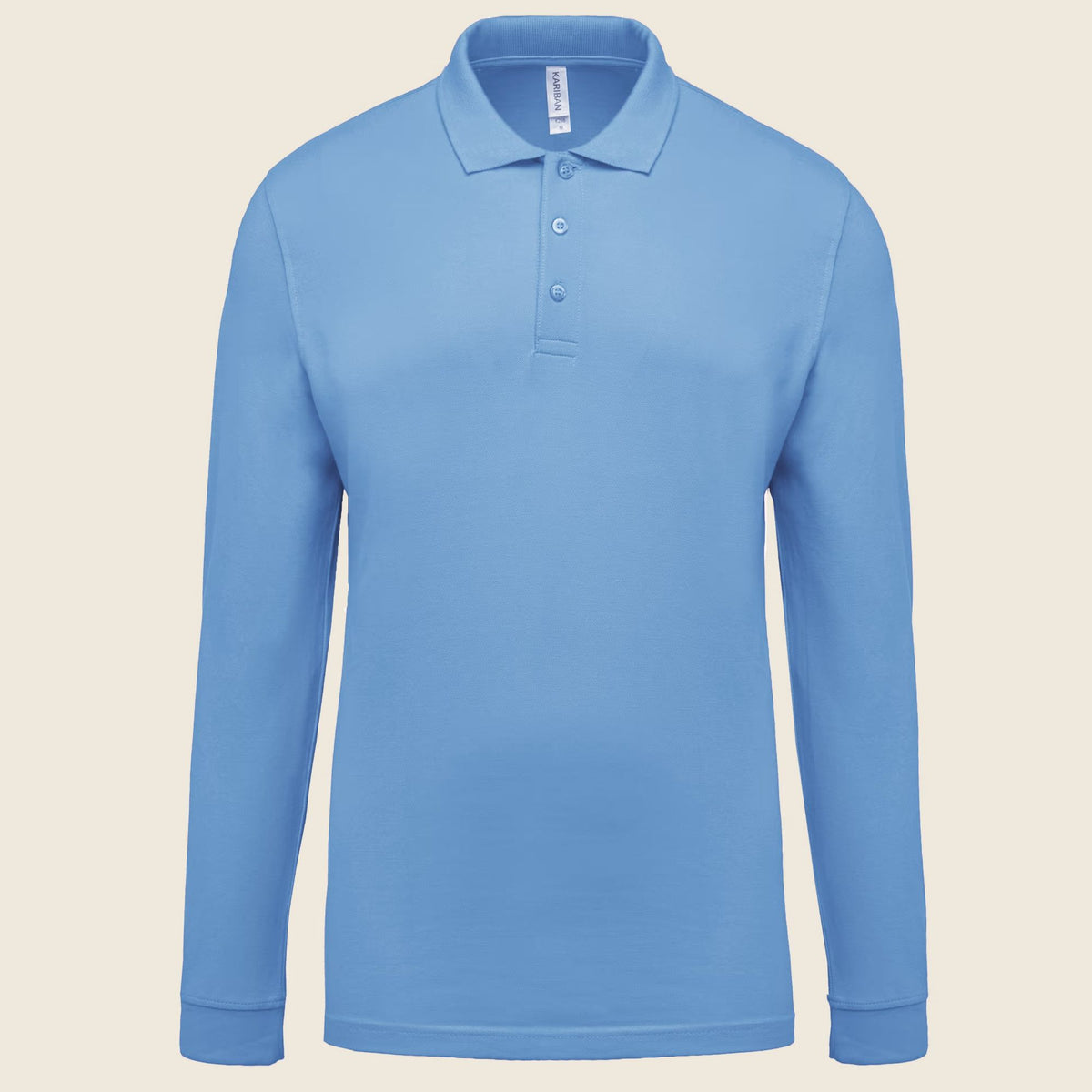 Polo homme coupe droite 3 boutons – piqué de coton 180 g