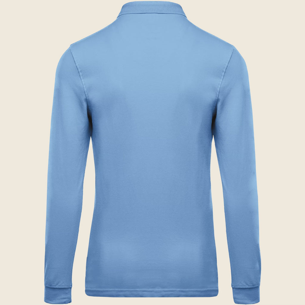 Polo homme coupe droite 3 boutons – piqué de coton 180 g