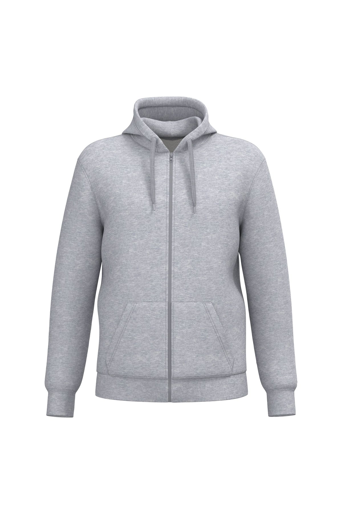 Sweat zippé à capuche homme molleton épais 280 g
