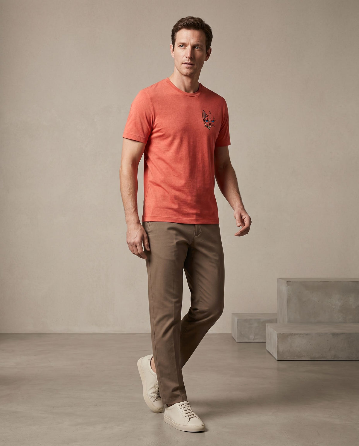 T-shirt de sport homme – jersey de coton fluide 130 g