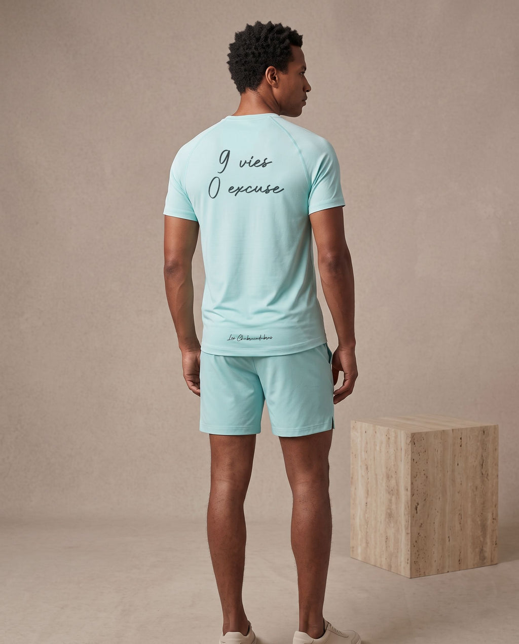T-shirt de sport homme col rond coupe droite 130 g