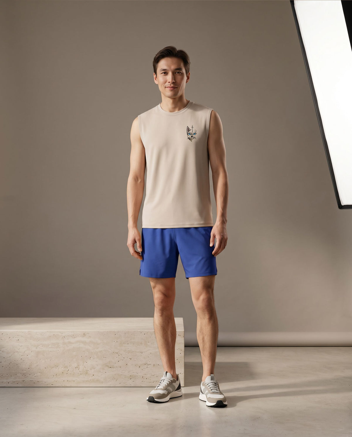 Débardeur sans manches homme sport – coton 180 g