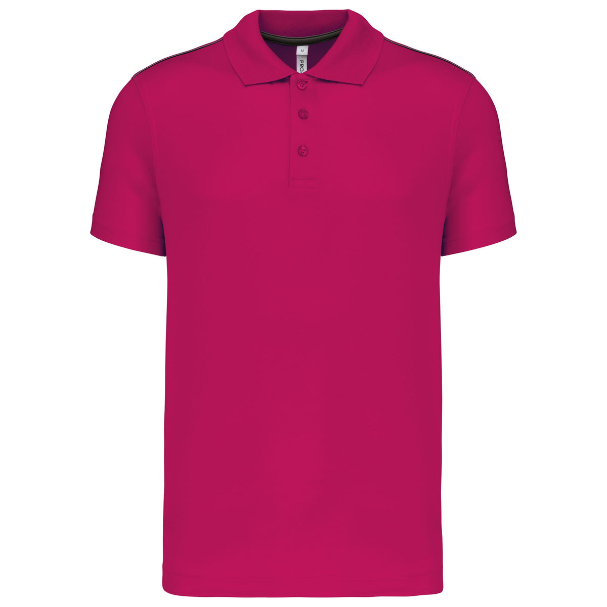 Polo de sport homme 3 boutons – tissu technique 155 g