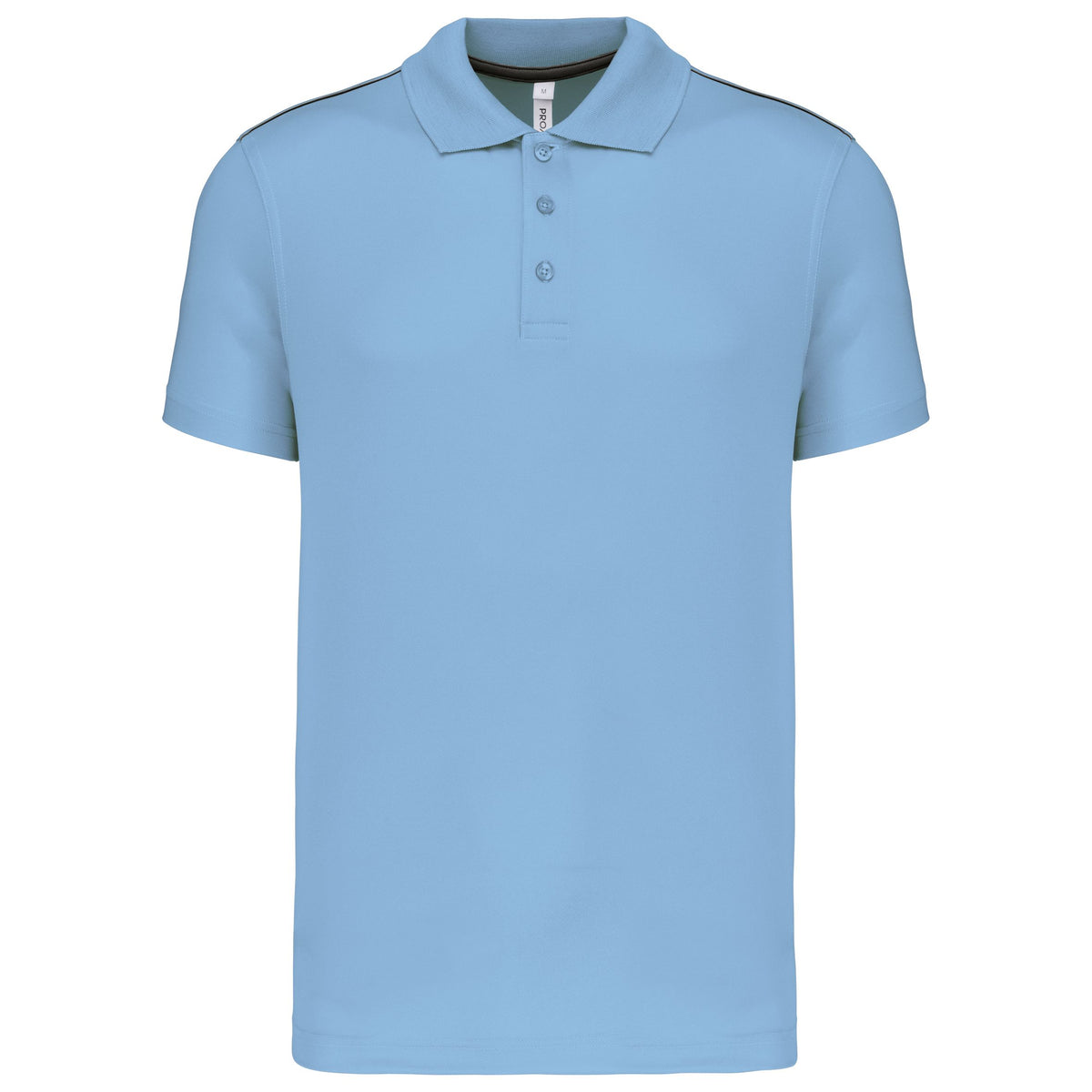Polo de sport homme 3 boutons – tissu technique 155 g
