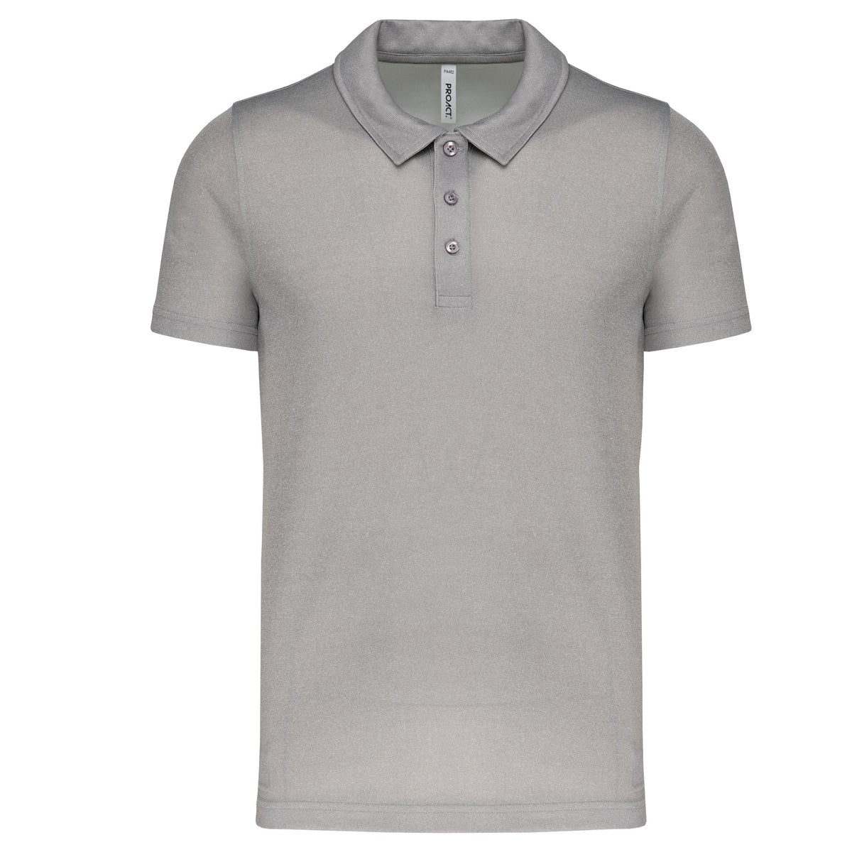 Polo de sport homme 3 boutons – maille lisse 145 g