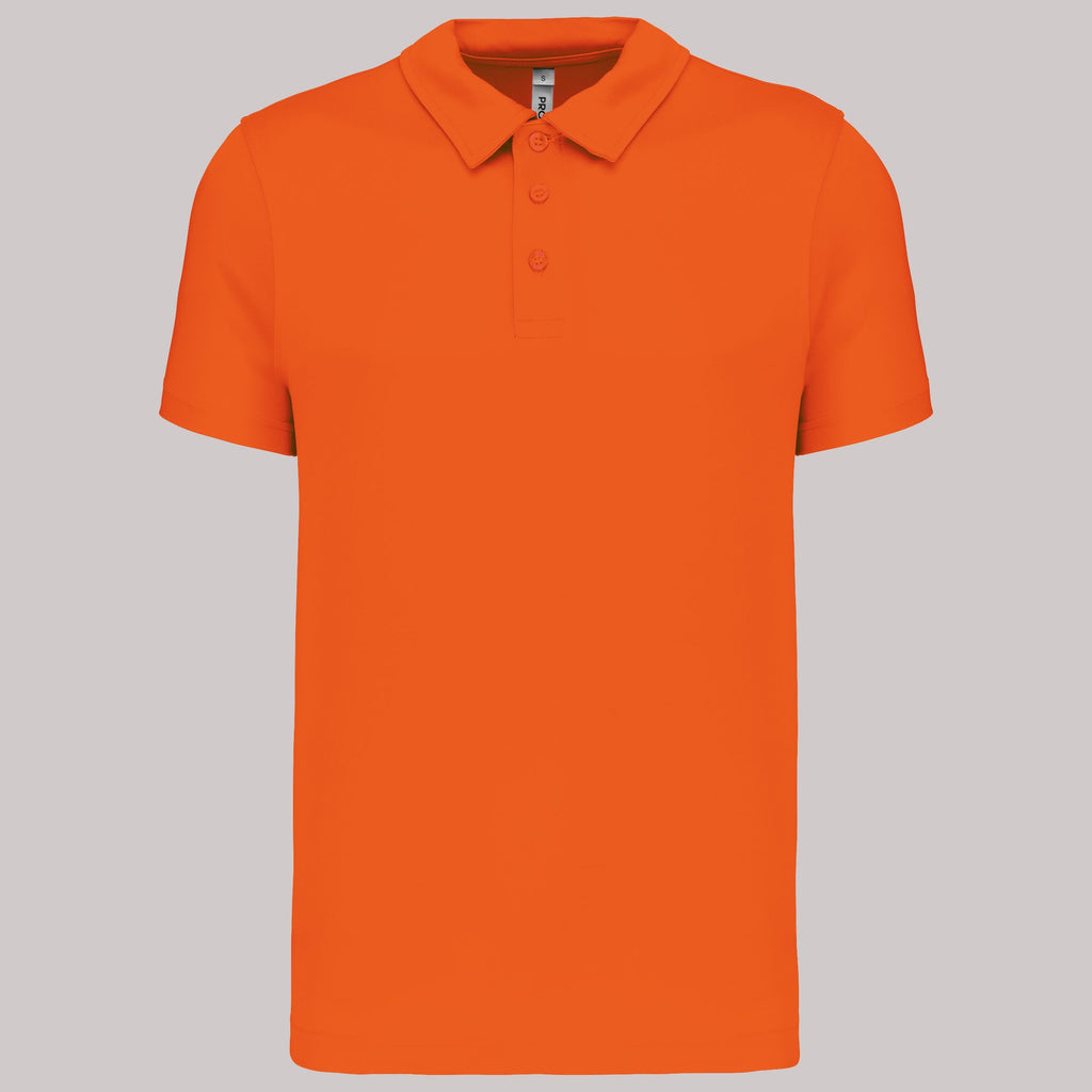 Polo de sport homme 3 boutons – maille lisse 145 g