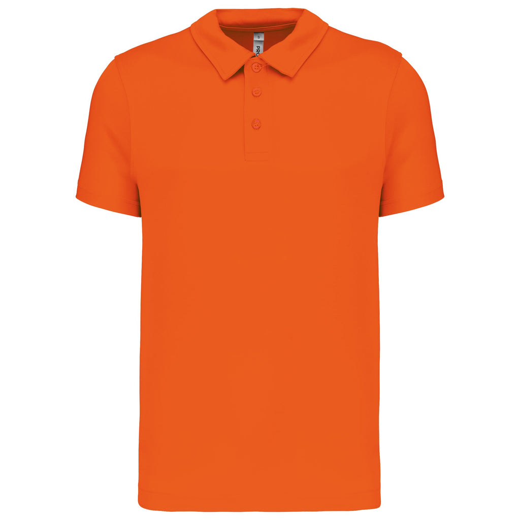 Polo de sport homme 3 boutons – maille lisse 145 g