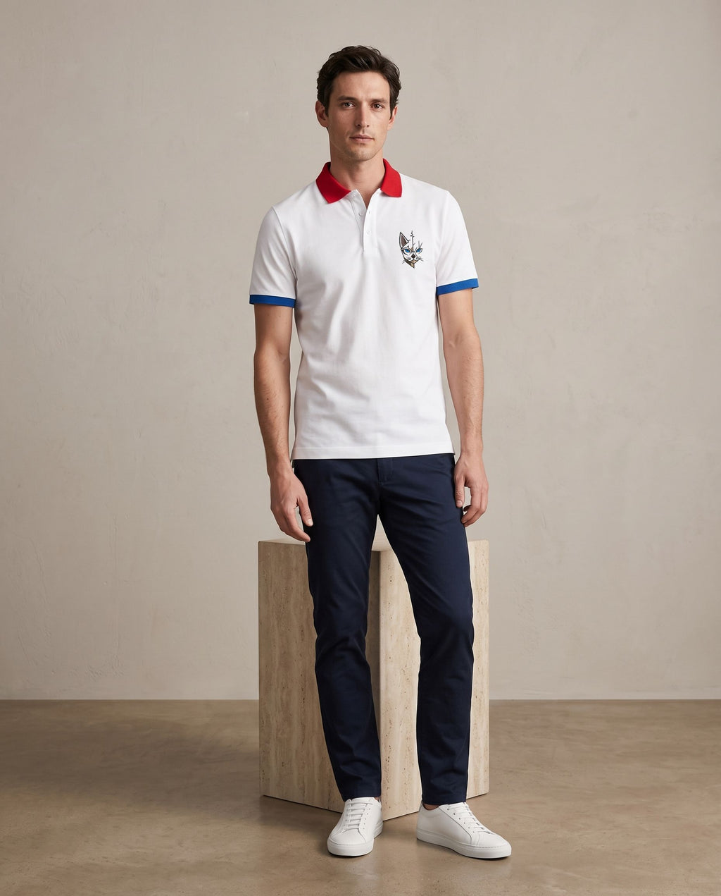 Polo de sport homme coupe droite – tissu technique 180 g