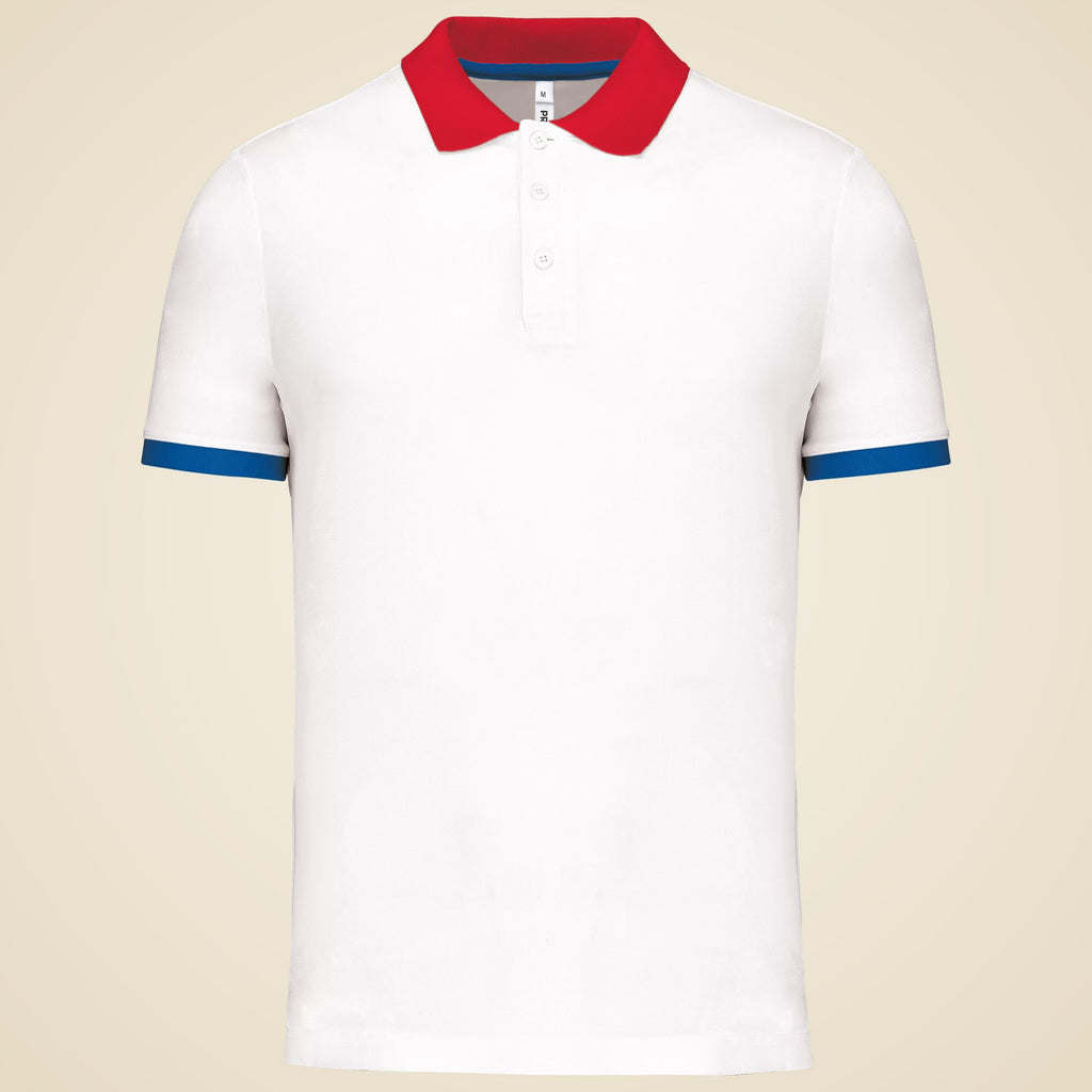 Polo de sport homme coupe droite – tissu technique 180 g