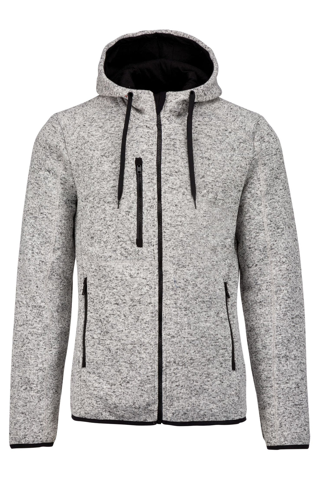 Veste à capuche homme zippée – tissu technique épais 345 g