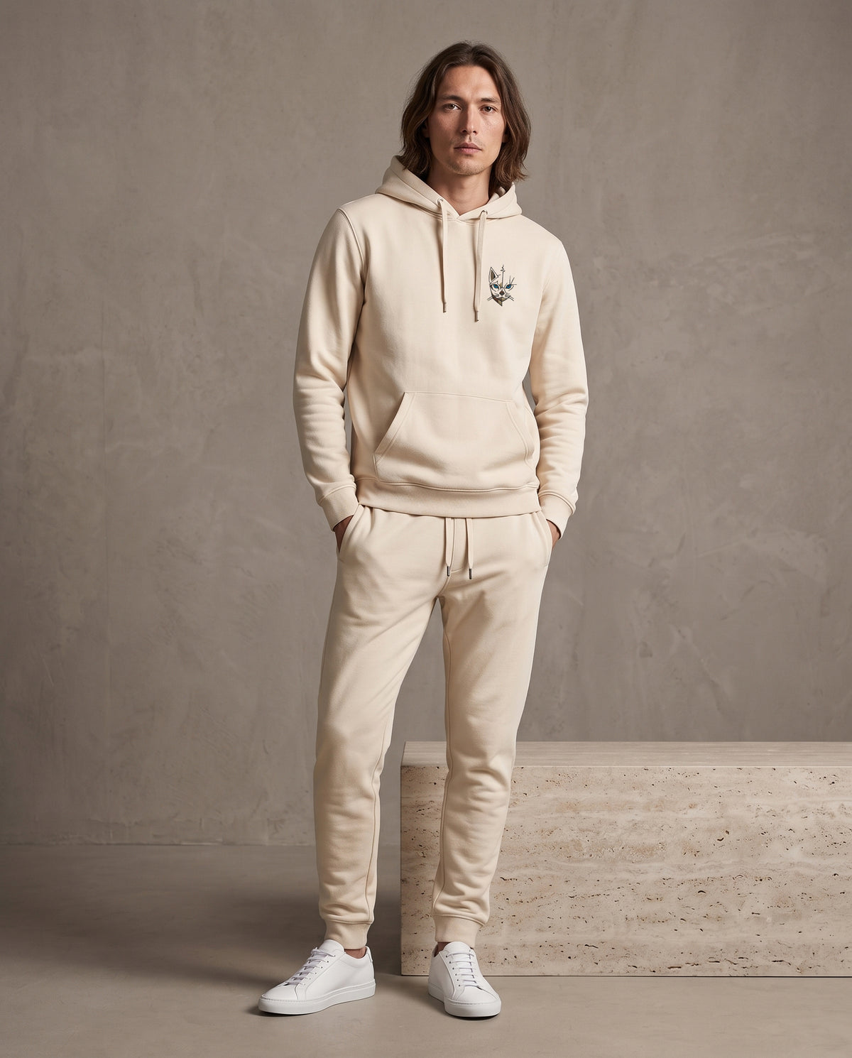 Jogging homme en coton bio 280 g – style casual