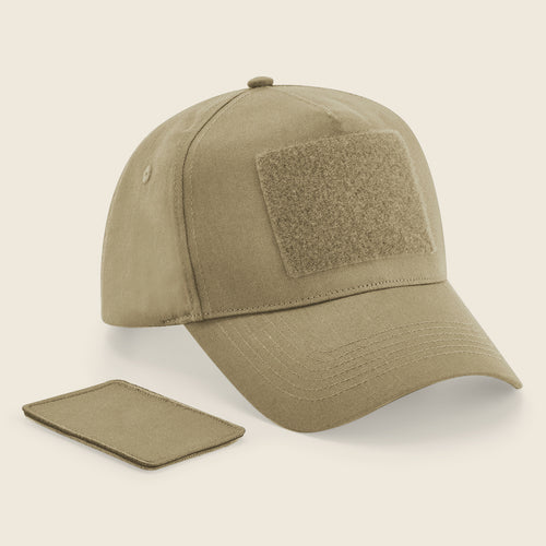 Casquette en coton à patch amovible – personnalisable