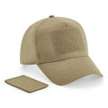 Casquette en coton à patch amovible – personnalisable