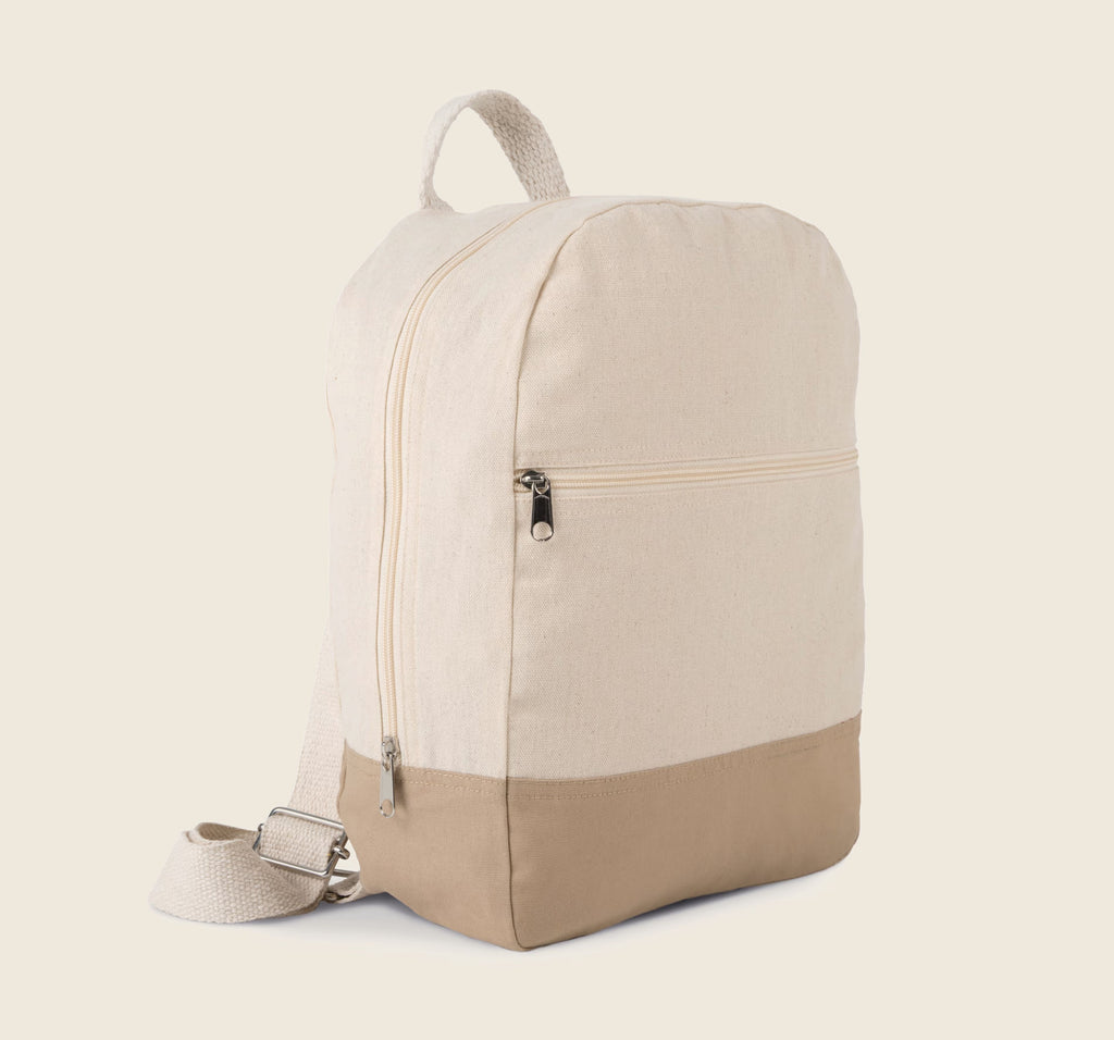 Sac à dos en coton bicolore 220 g – 10 L