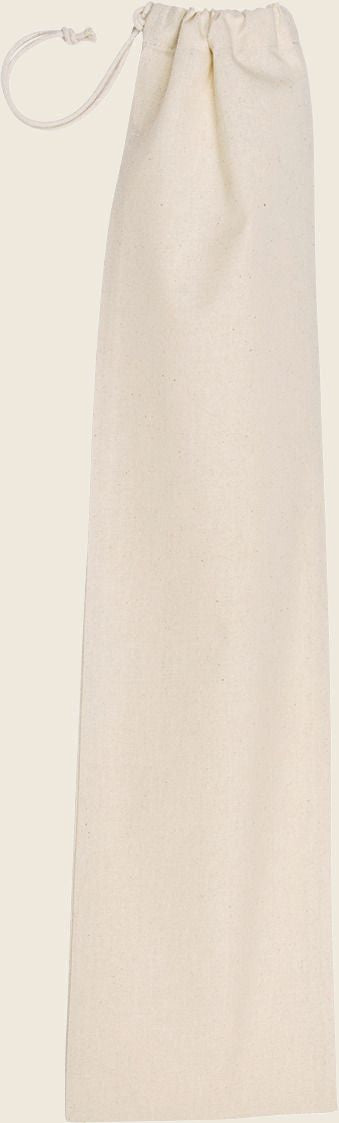 Sac à pain en coton 130 g avec fermeture – 3 L