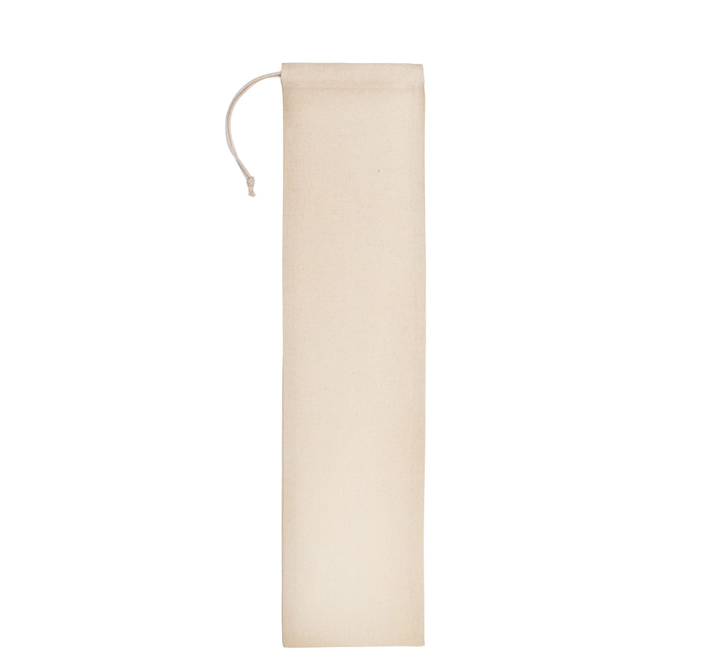 Sac à pain en coton 130 g avec fermeture – 3 L