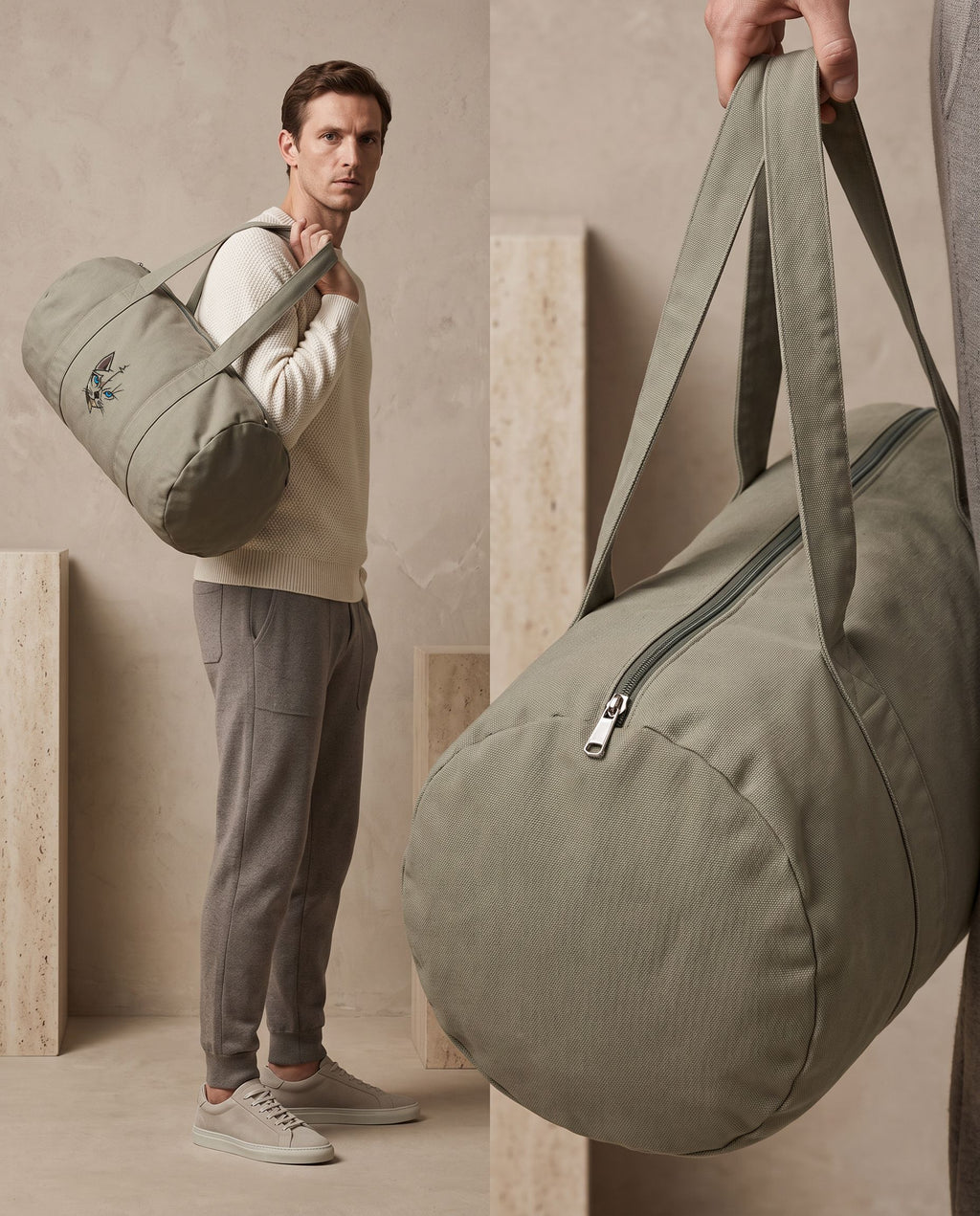 Sac polochon en coton biologique 350 g – 32 L