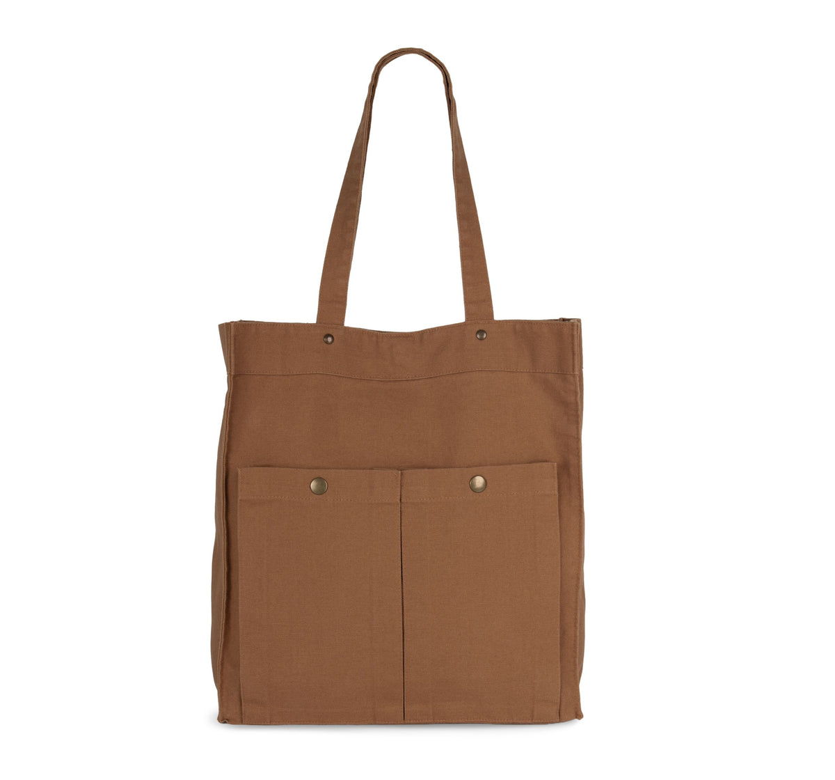 Sac cabas à main en coton 310 g – 11 L, teinte douce