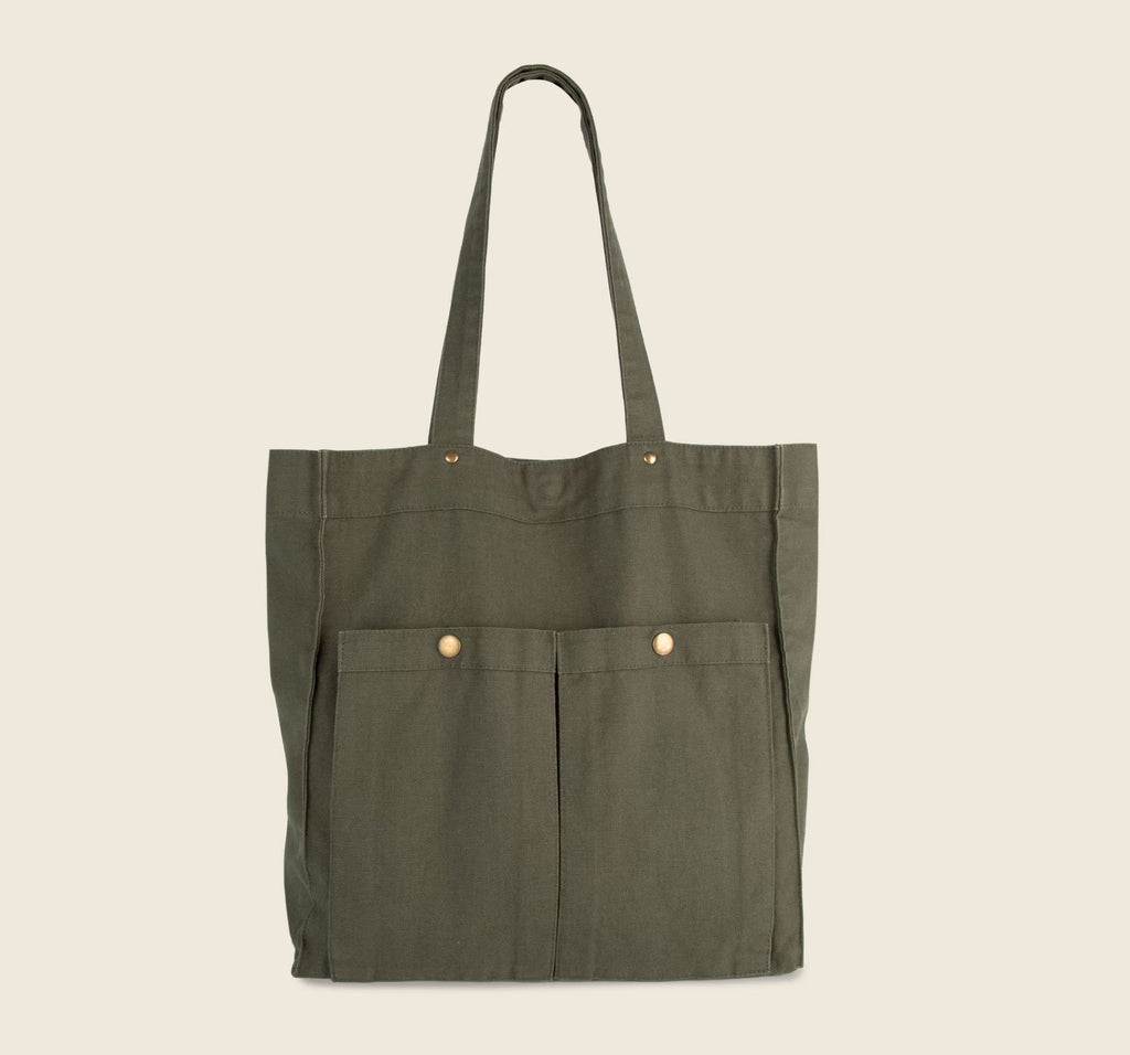 Sac cabas à main en coton 310 g – 11 L, teinte douce