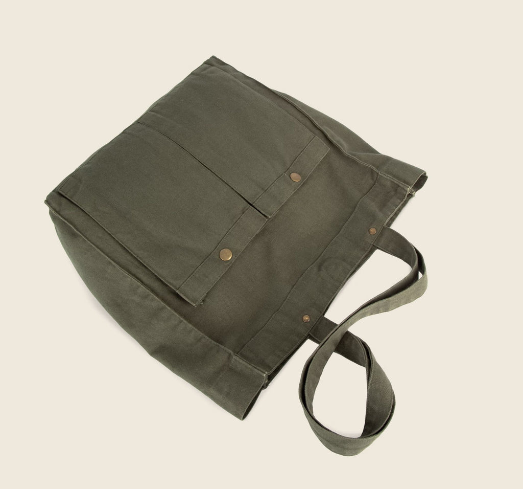 Sac cabas à main en coton 310 g – 11 L, teinte douce