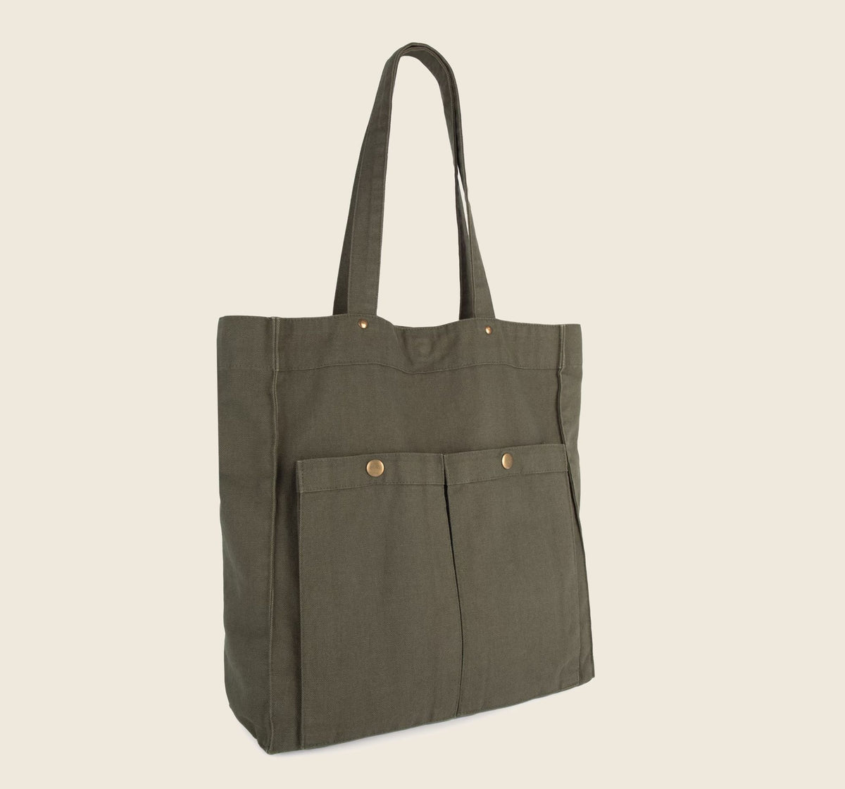 Sac cabas à main en coton 310 g – 11 L, teinte douce