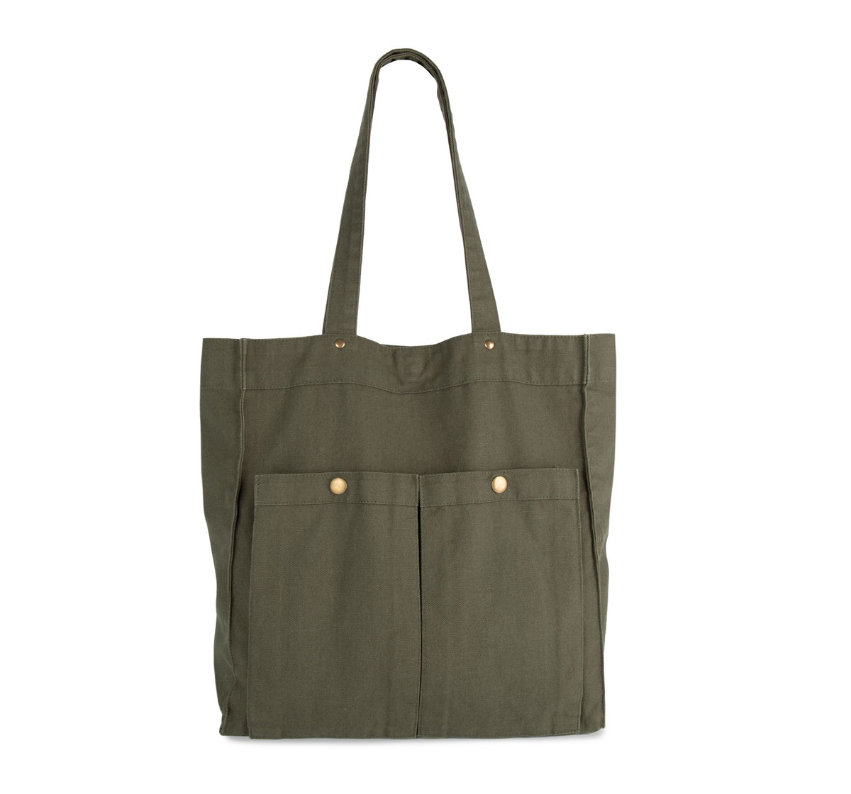 Sac cabas à main en coton 310 g – 11 L, teinte douce