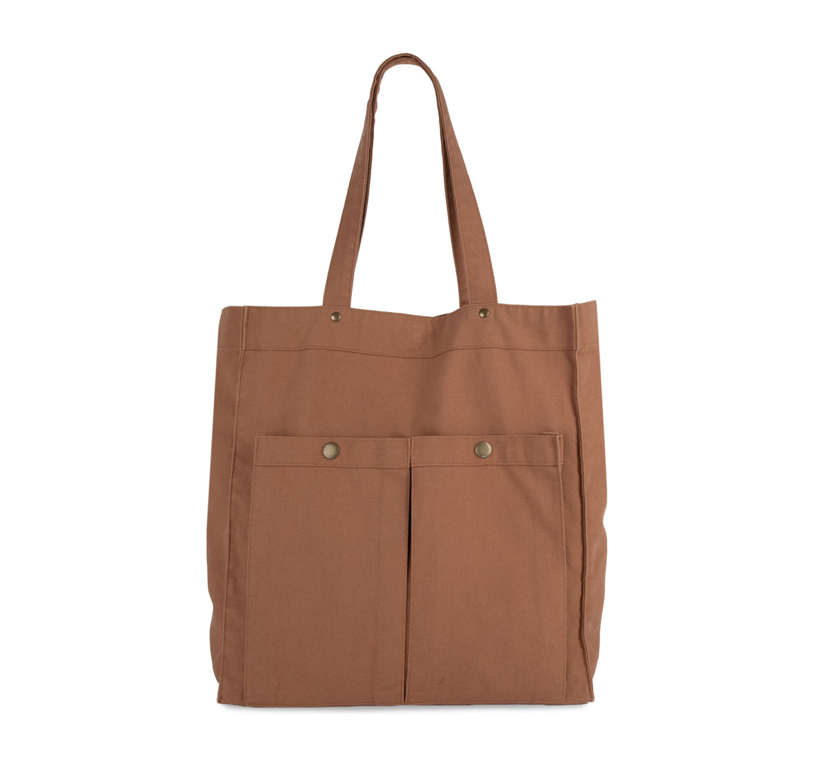 Sac cabas à main en coton 310 g – 11 L, teinte douce