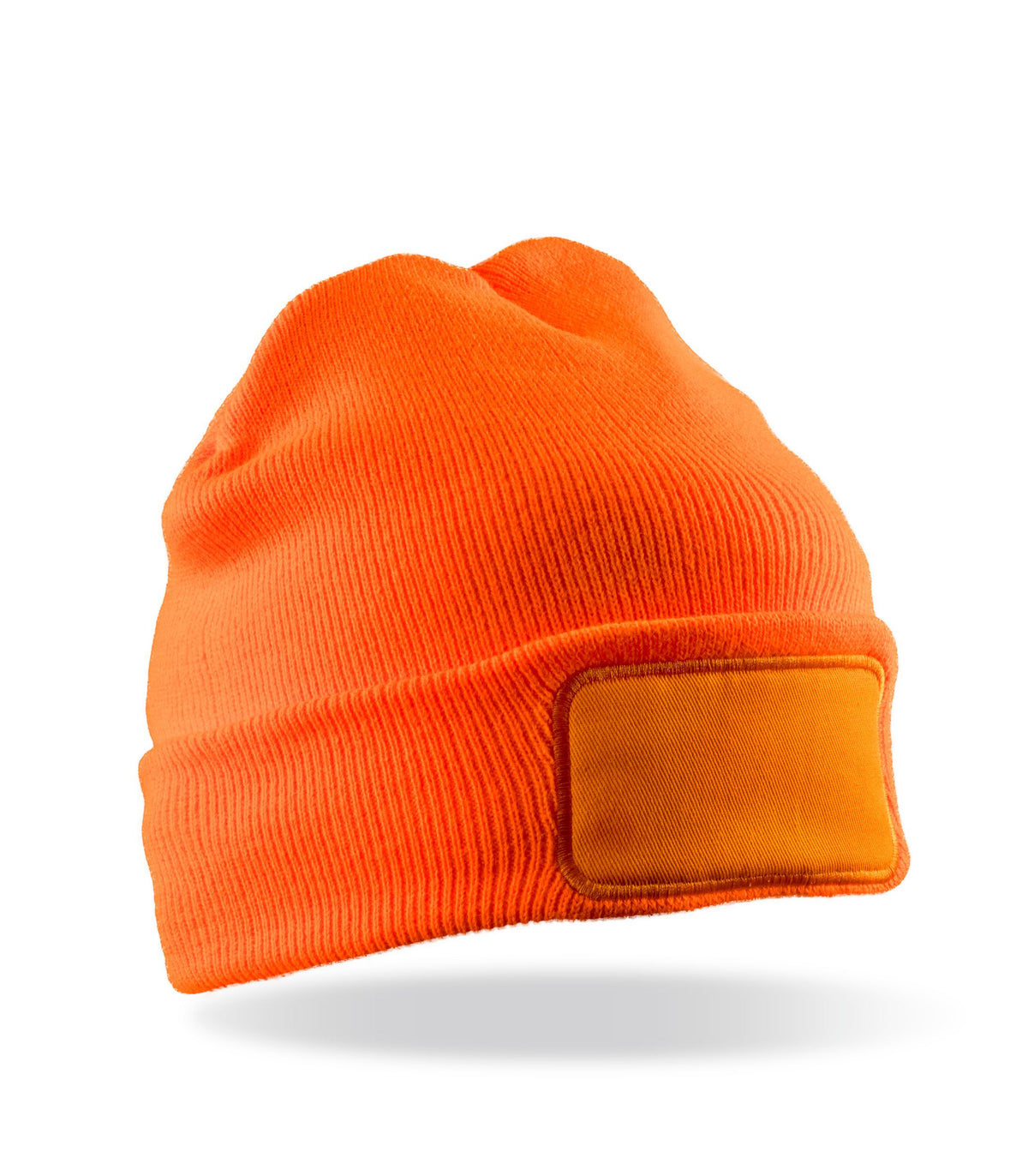 Bonnet à écusson imprimable maille épaisse 340 g