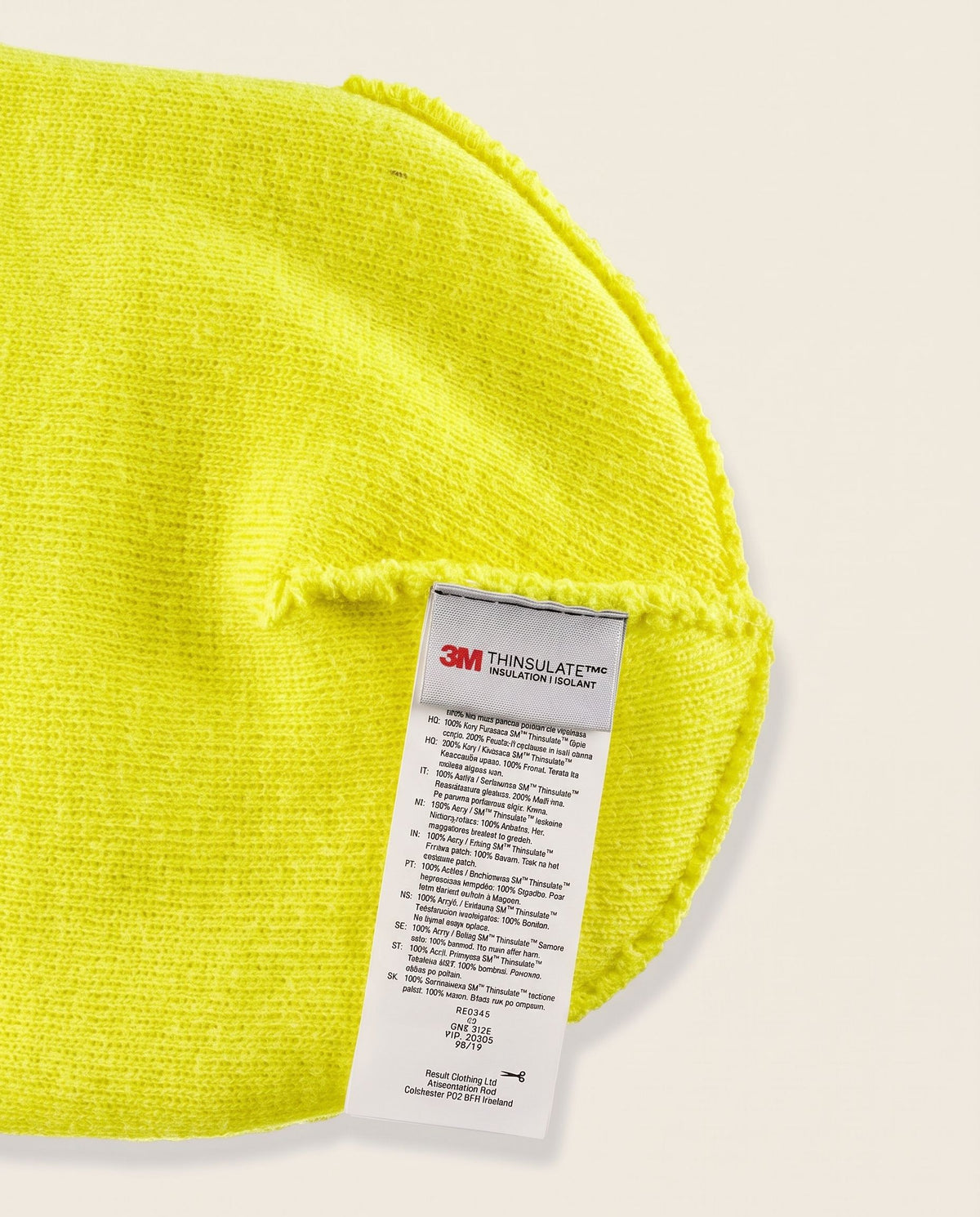 Bonnet à écusson imprimable maille épaisse 340 g