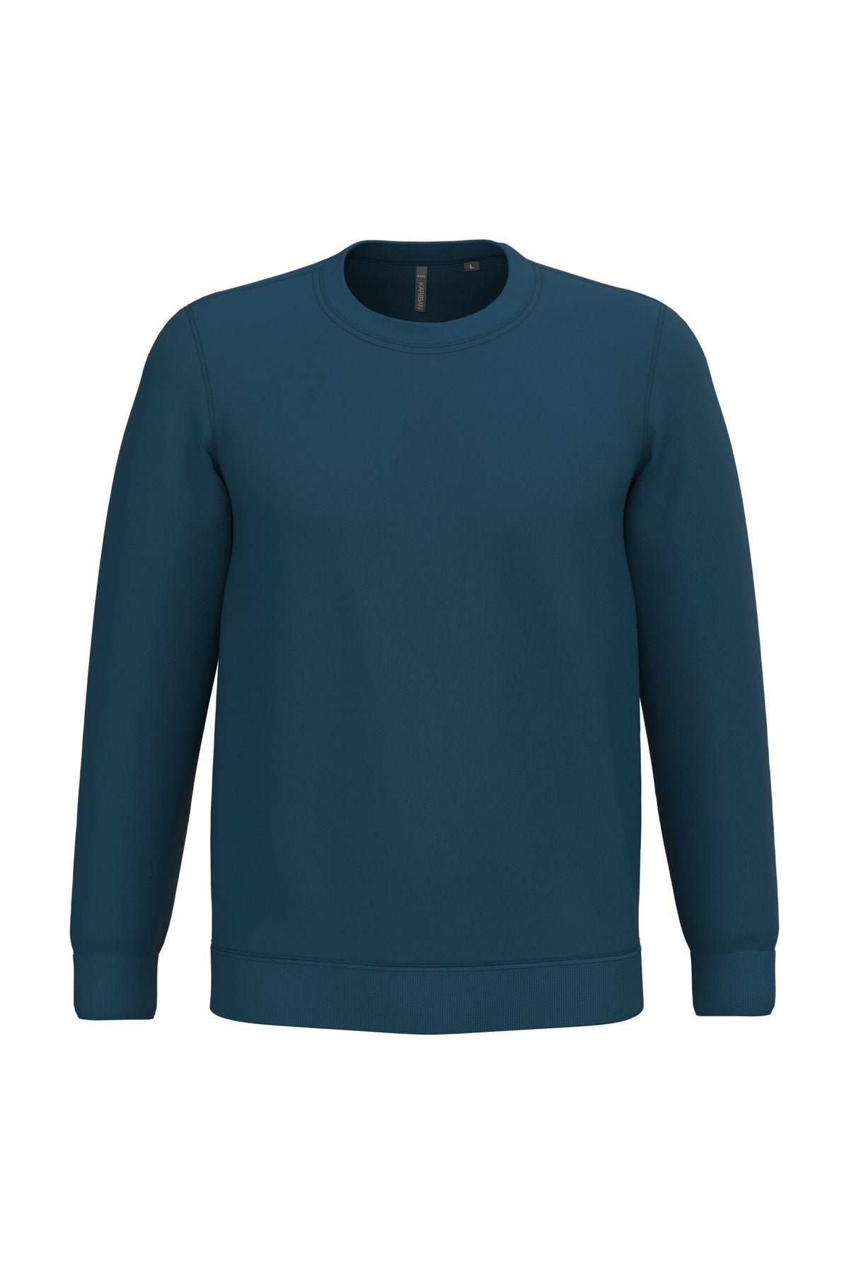 Sweat col rond unisexe – molleton coton 280 g – couleur Bleu encre