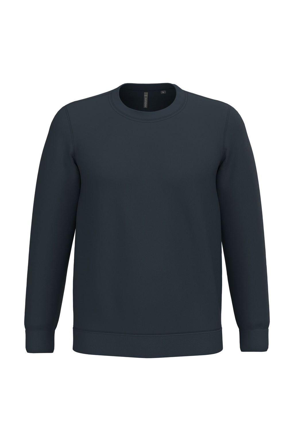Sweat col rond unisexe – molleton coton 280 g – couleur Bleu marine