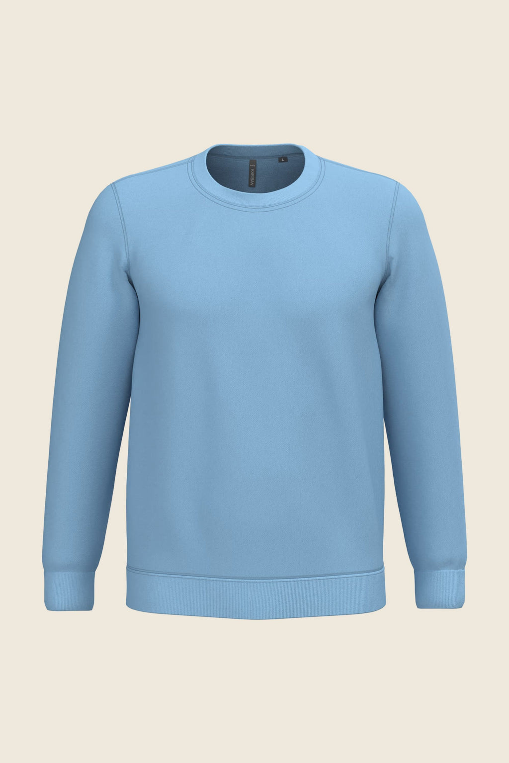 Sweat col rond unisexe – molleton coton 280 g