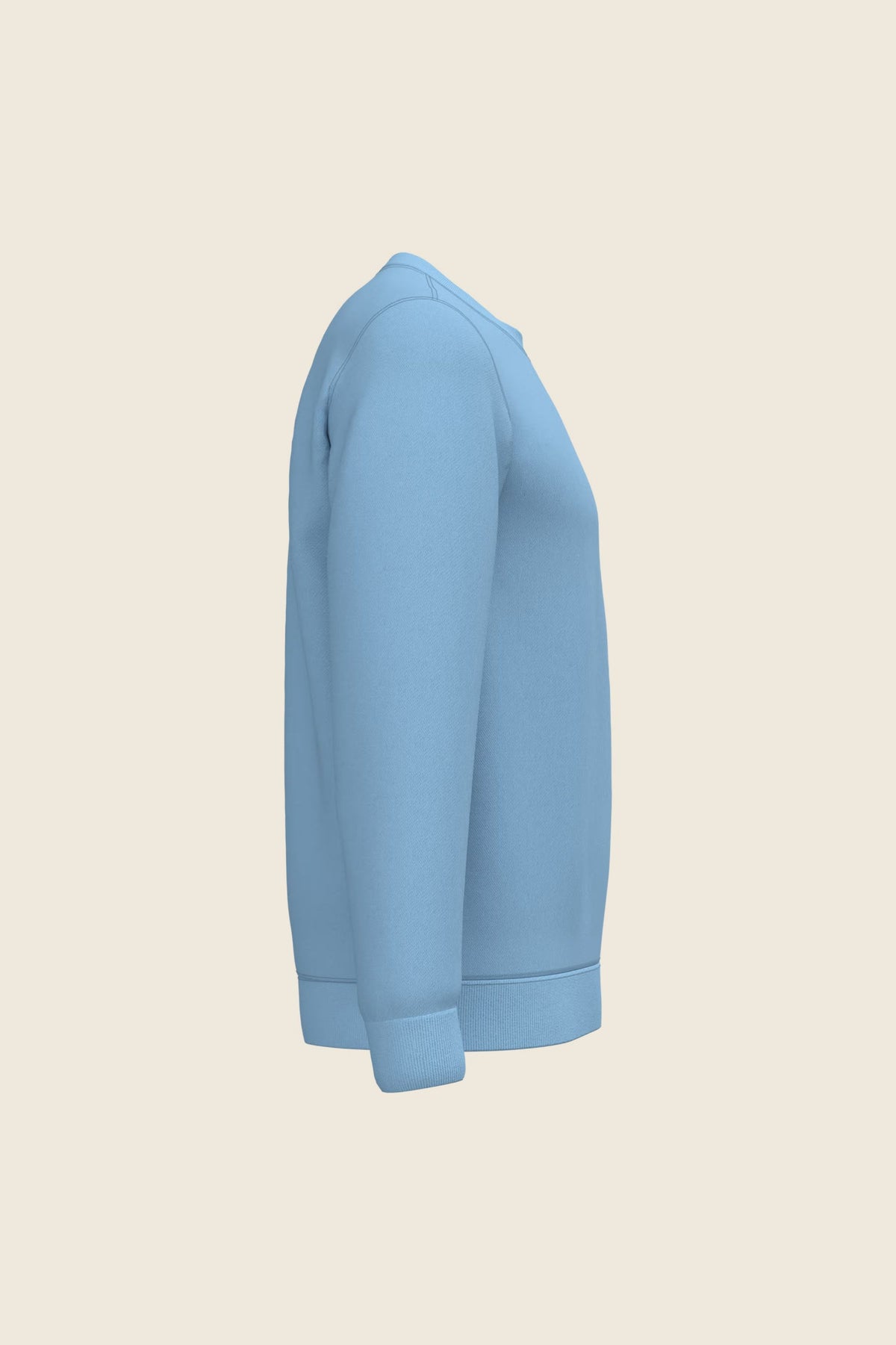 Sweat col rond unisexe – molleton coton 280 g
