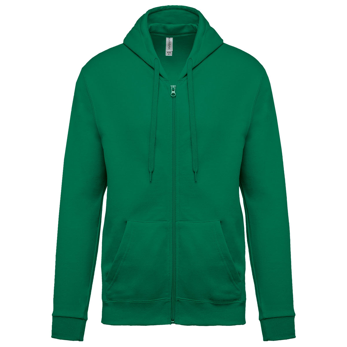 Sweat zippé à capuche unisexe – coton 280 g