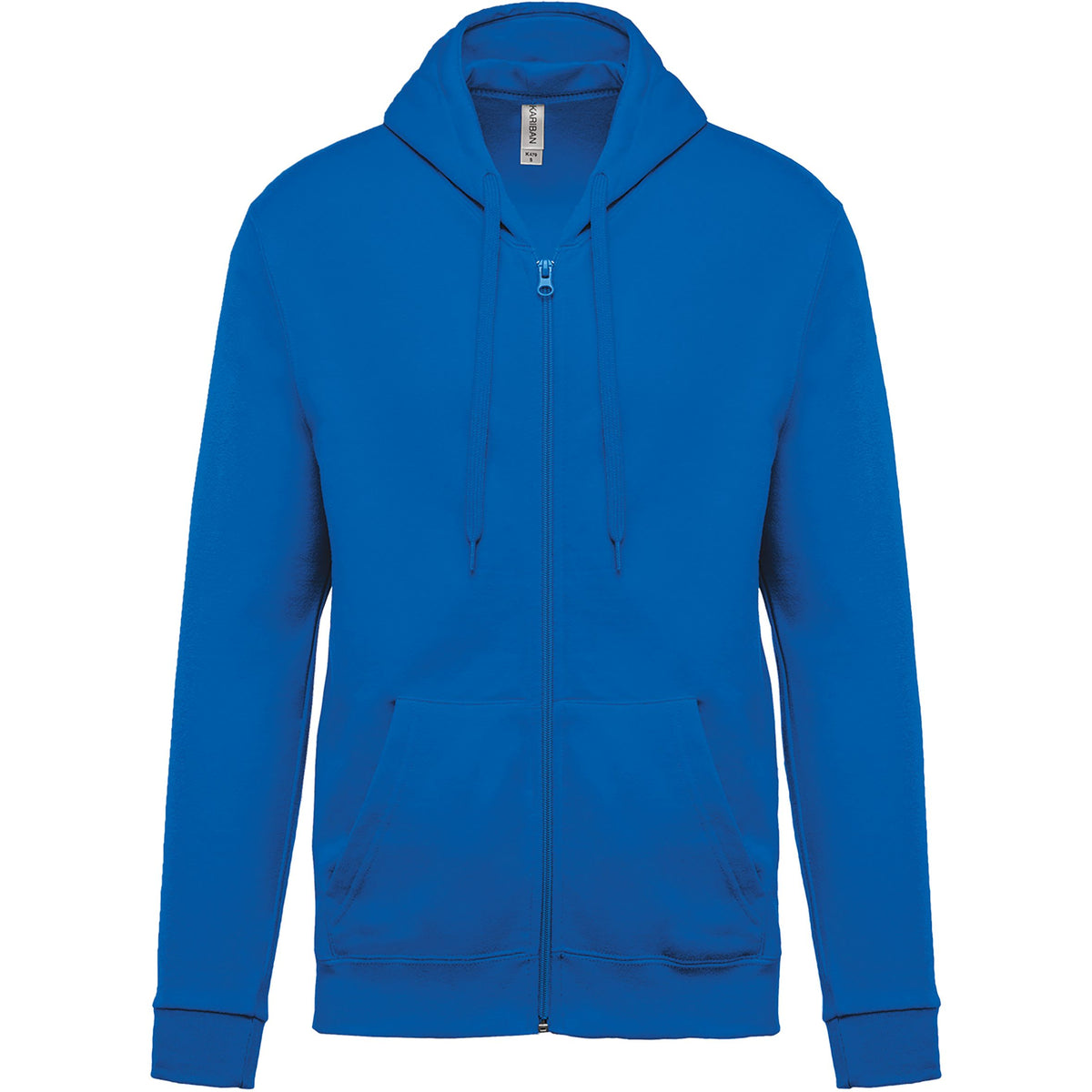 Sweat zippé à capuche unisexe – coton 280 g