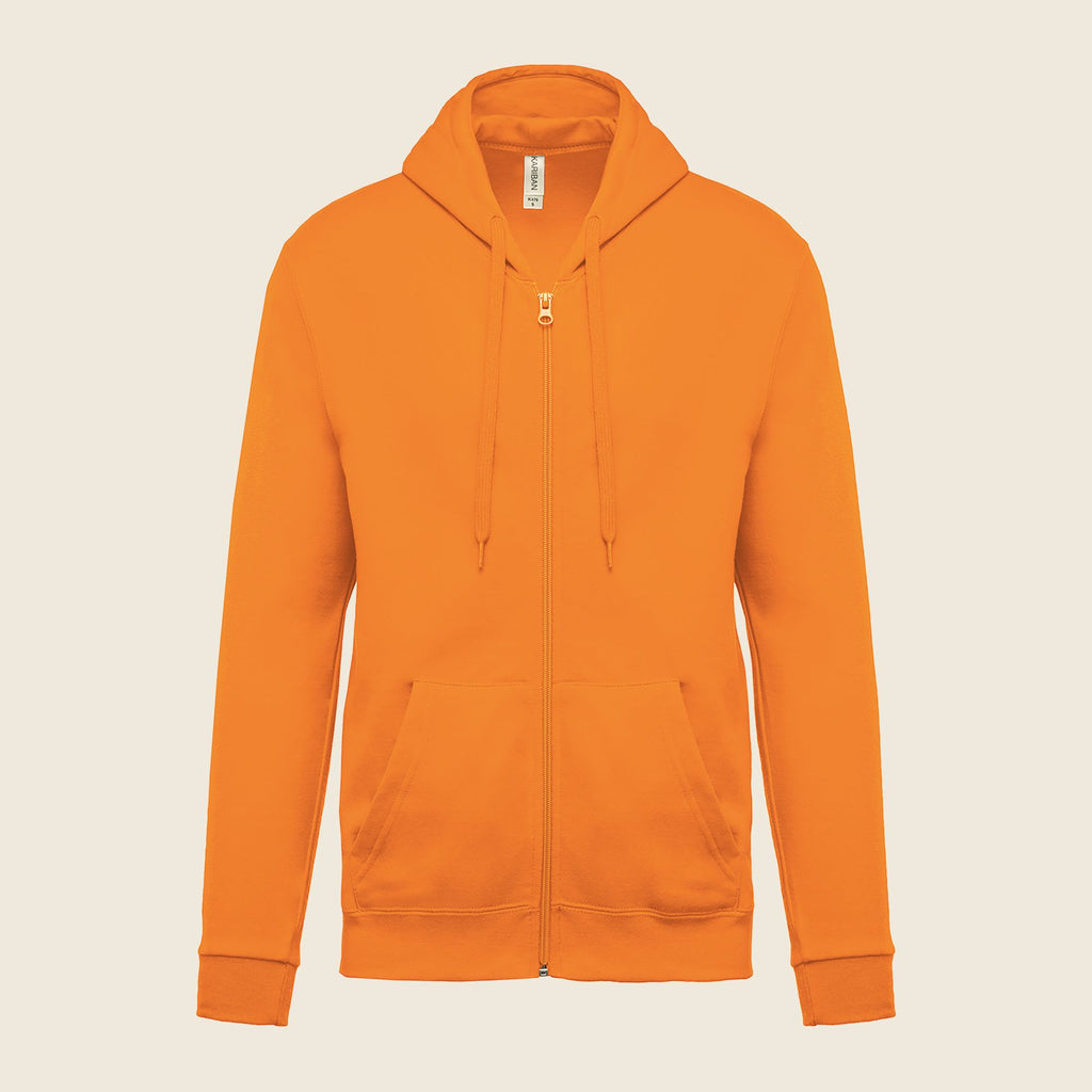 Sweat zippé à capuche unisexe – coton 280 g