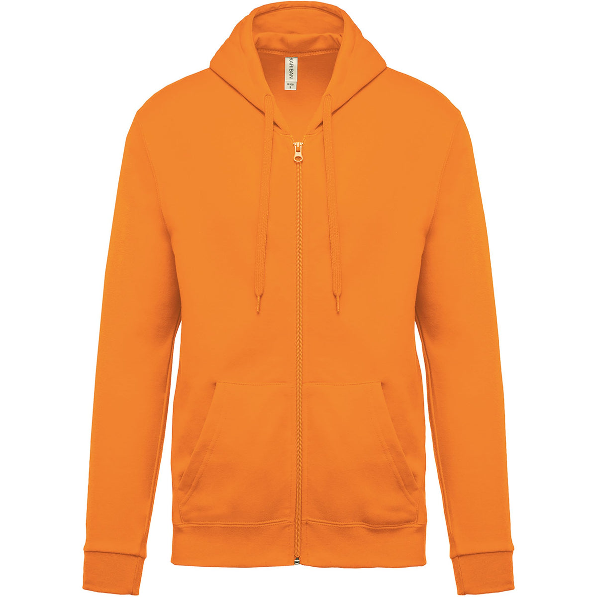 Sweat zippé à capuche unisexe – coton 280 g