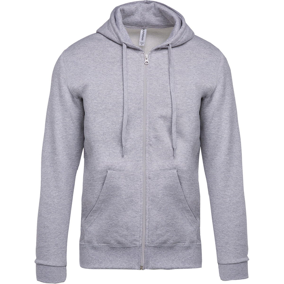 Sweat zippé à capuche unisexe – coton 280 g