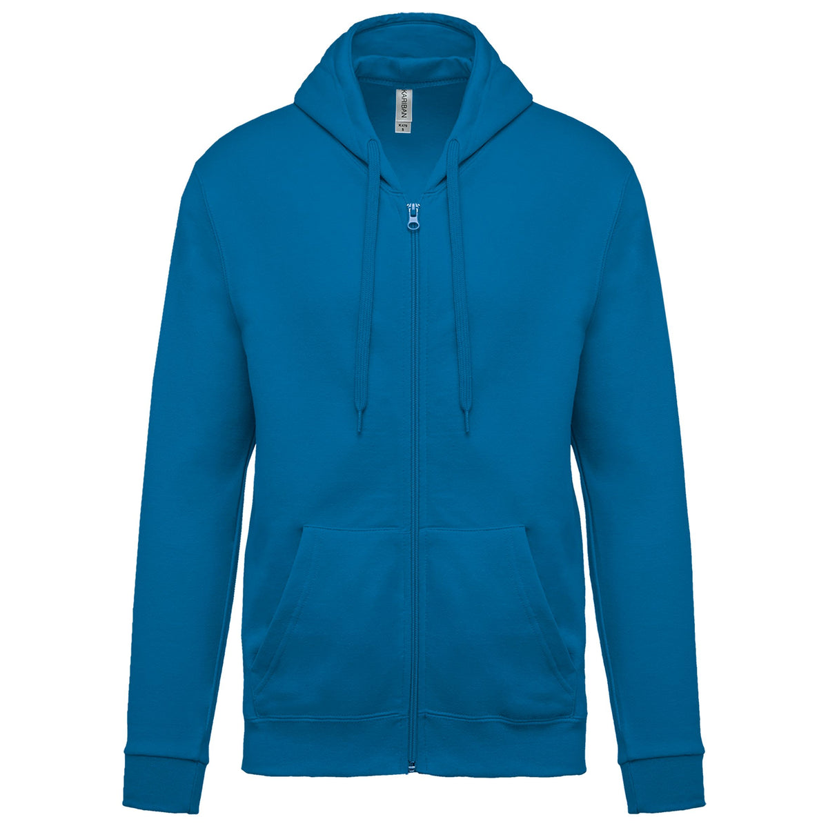 Sweat zippé à capuche unisexe – coton 280 g
