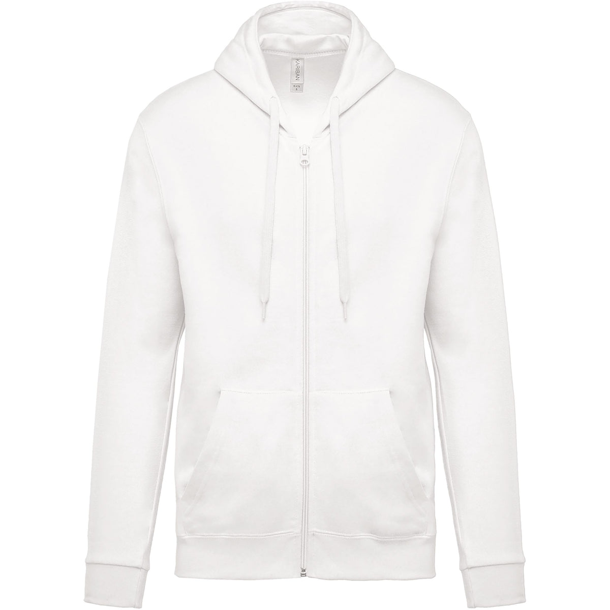 Sweat zippé à capuche unisexe – coton 280 g