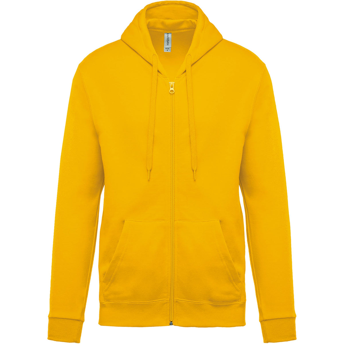 Sweat zippé à capuche unisexe – coton 280 g