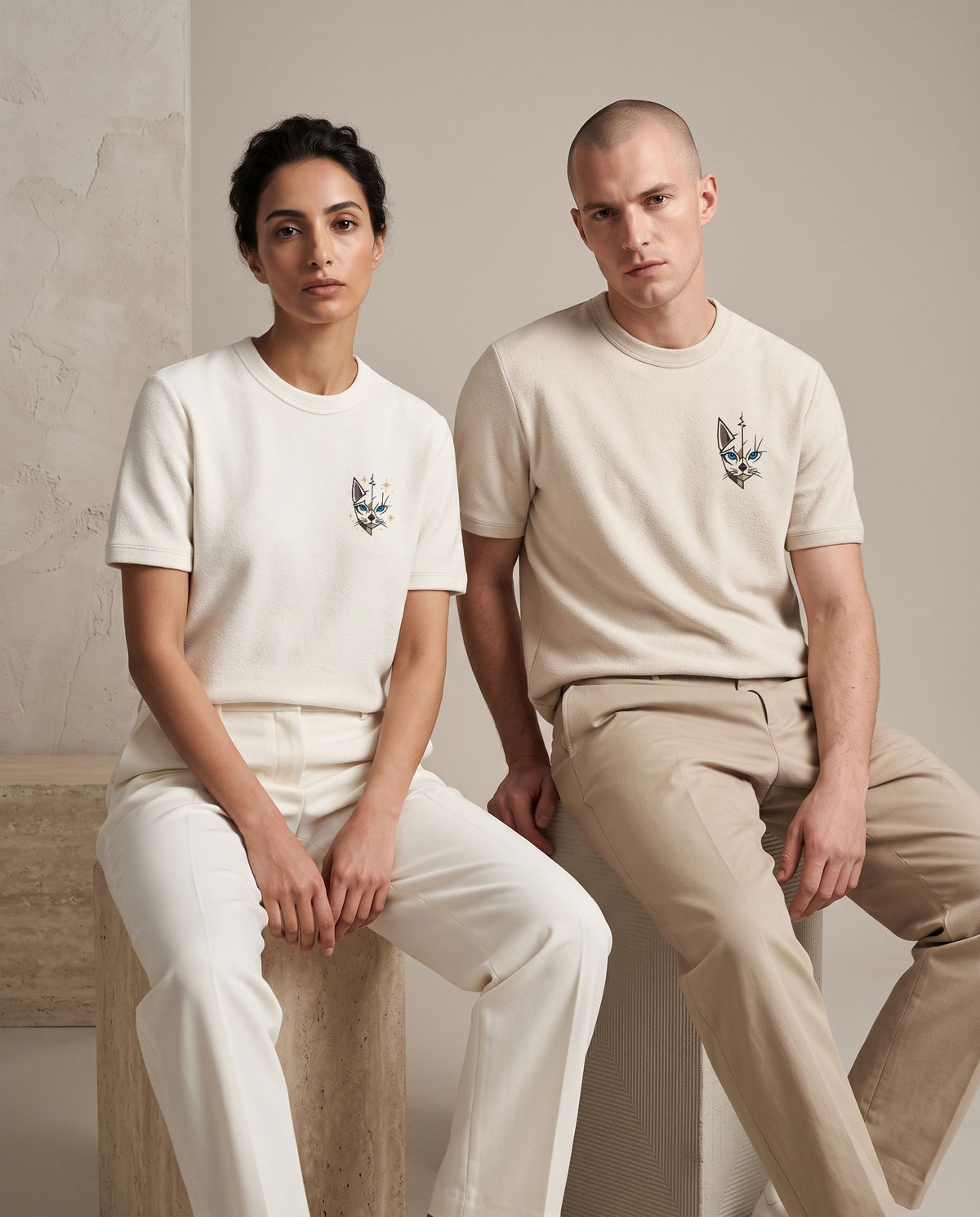 T-shirt unisexe oversize – coton bio 200 g