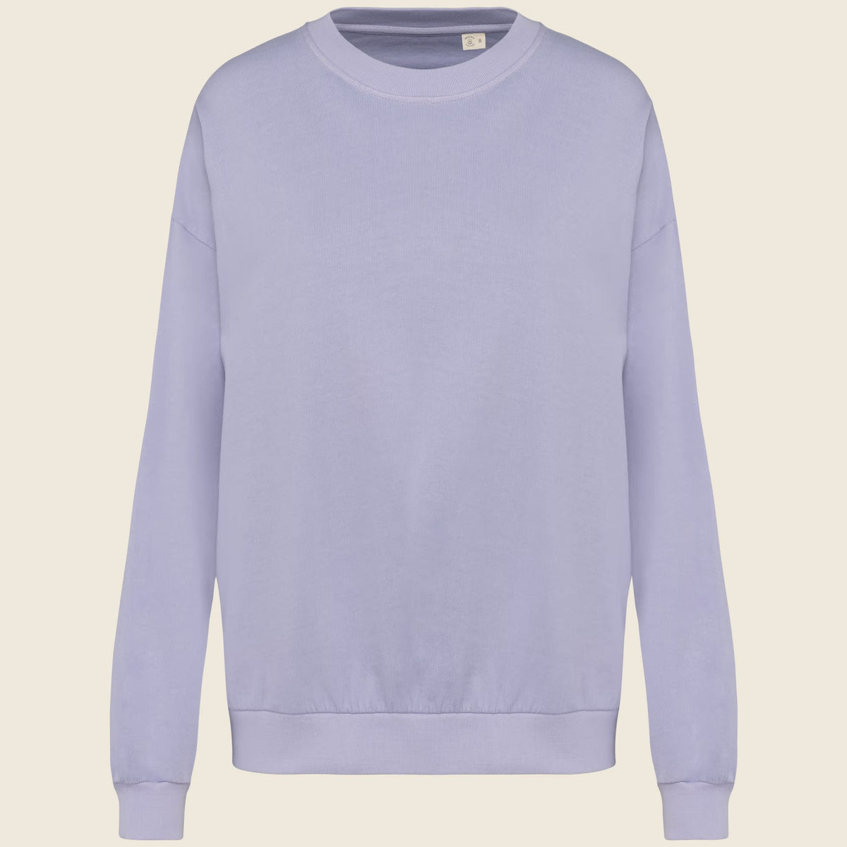 Sweat unisexe oversize – molleton en coton biologique 280 g
